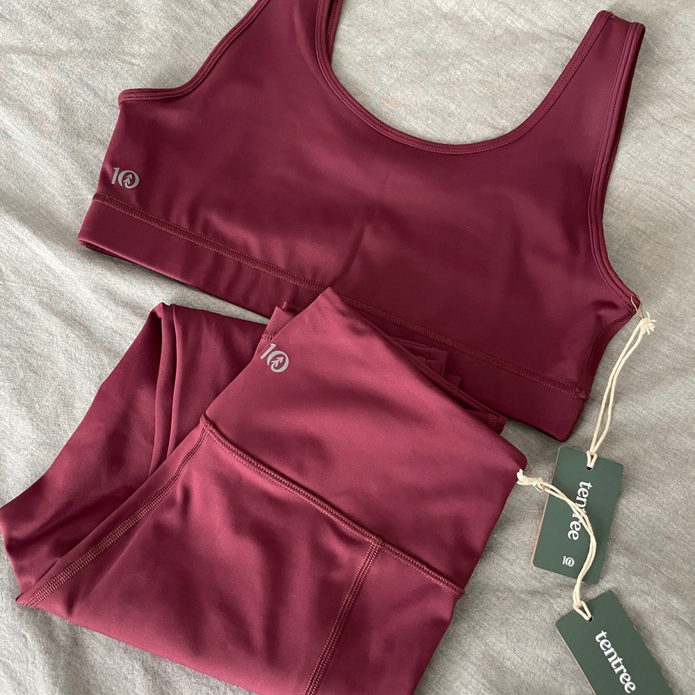 NWT Tentree activewear set | Fig | M